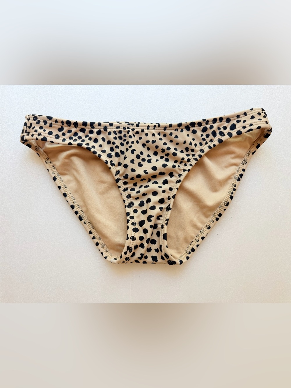 Target Leopard Print Hipster Bikini Bottoms NWT XS Tan & Black